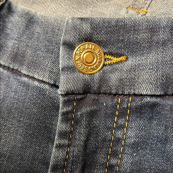 7 For All Mankind Kimmie Straight B(Air) Duchess Dark Blue Women's Jeans Sz 29 - Picture 13 of 13